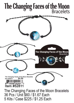 The Changing Faces Of The Moon Bracelets
